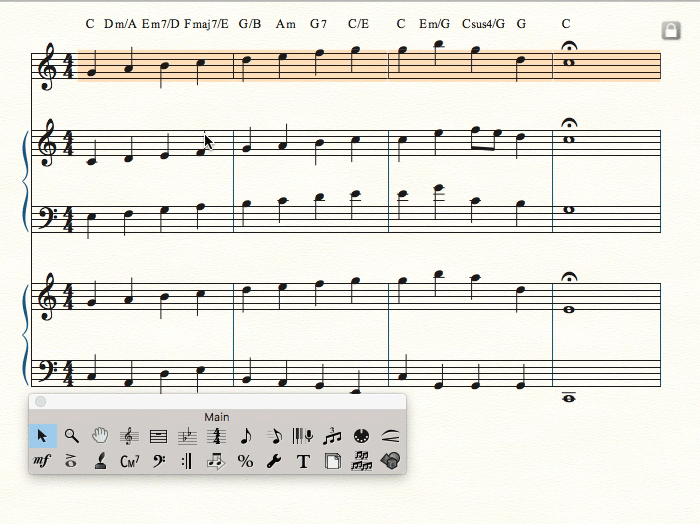 Using the Edit Filter to Save Time Copying Chords